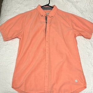 Mens Departwest short sleeve button down